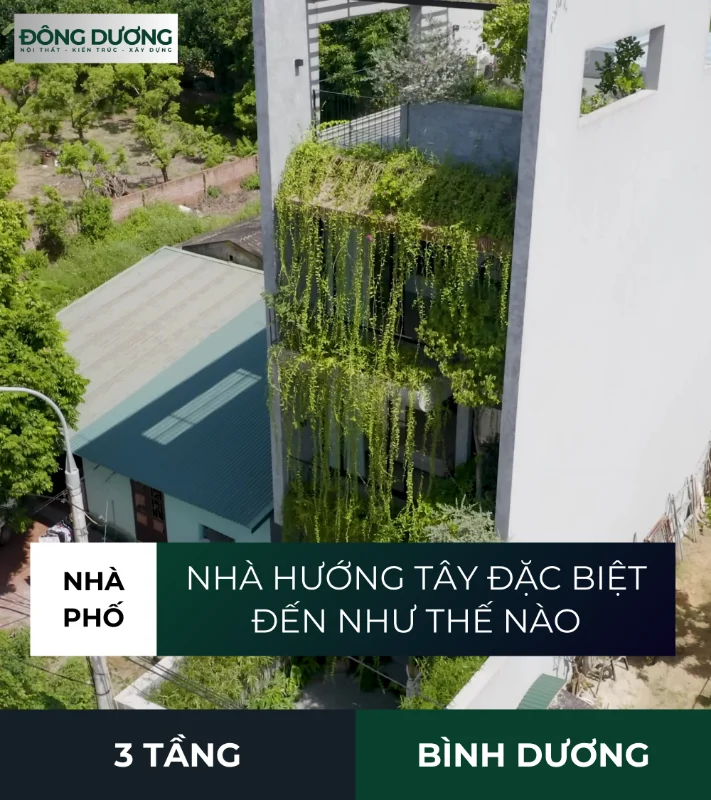 Nhà phố hướng tây